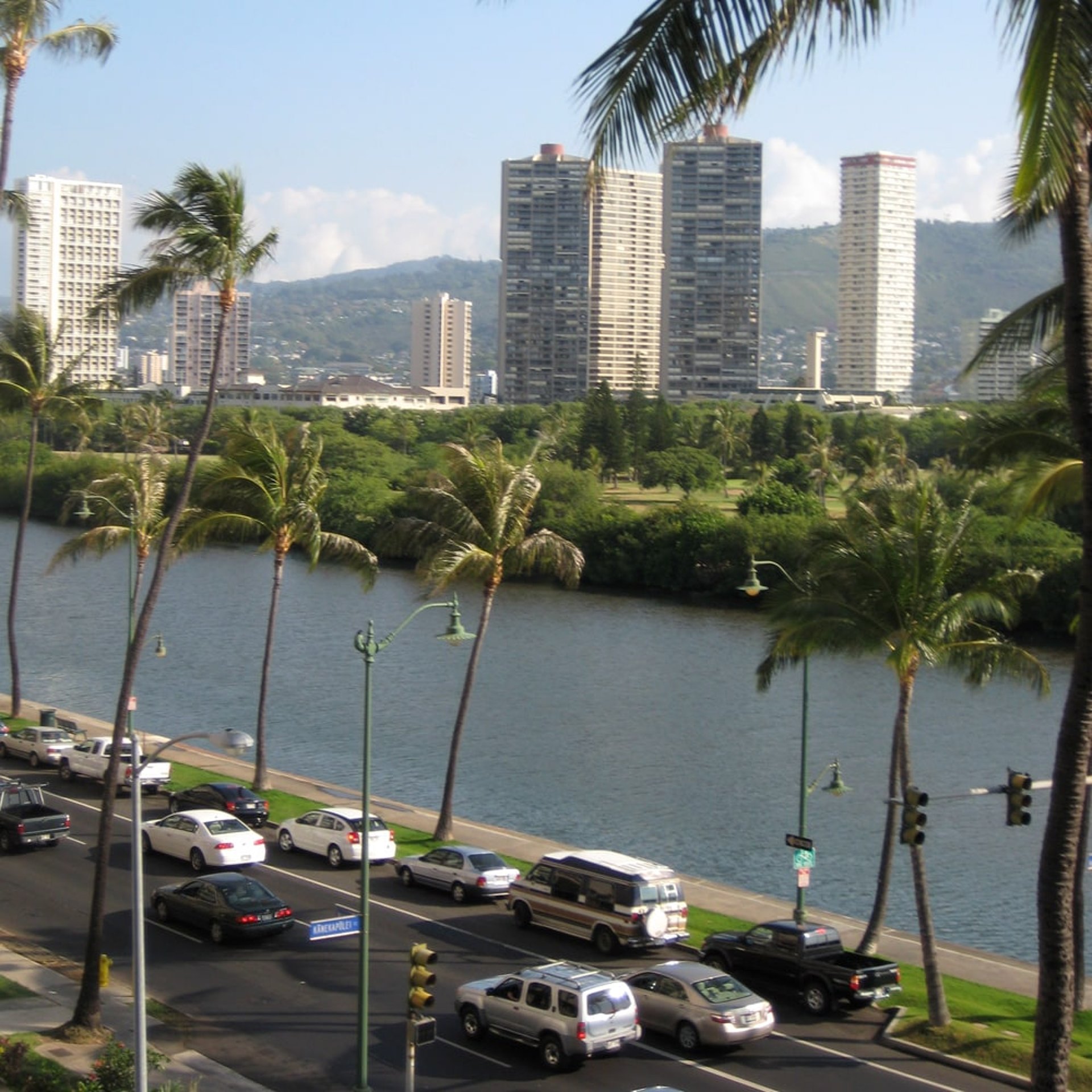 Honolulu am frühen Morgen