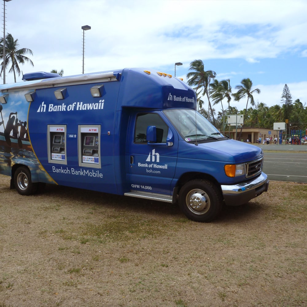 ...und die einzige Bank, die man komplett klauen kann